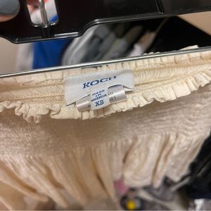 Koch shorts XS white snakeskin RARE print